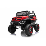 Elektrické autíčko - Mercedes UNIMOG - červené